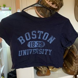 Boston University Blue Crop Top